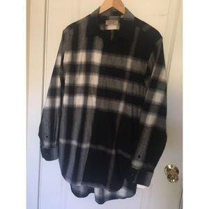 Burberry London Plaid Cotton Button Down